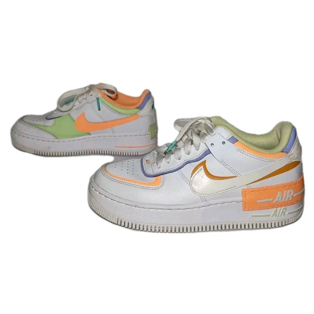 Nike Air Force 1 Shadow “White/Peach Cream” Women’s Shoes Sz 7.5 US DX3718 100